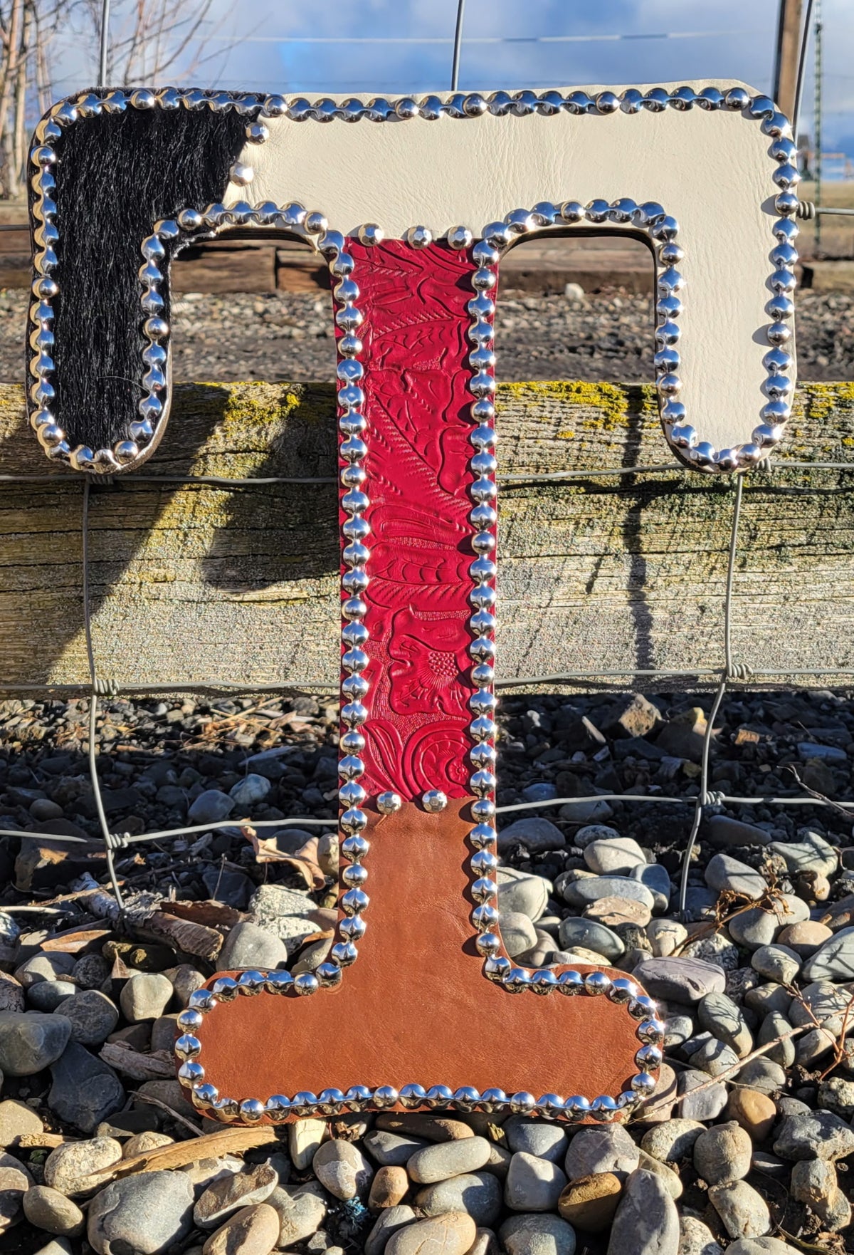 T Leather Letter