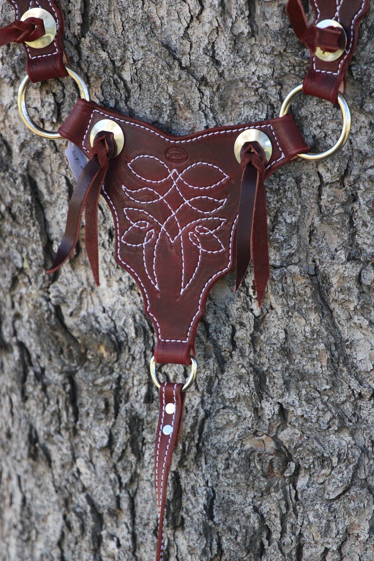 Maroon Bootstitch Horse Tack Set