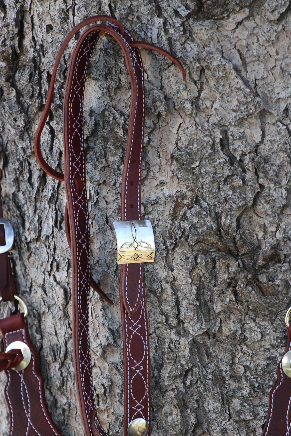 Maroon Bootstitch Horse Tack Set