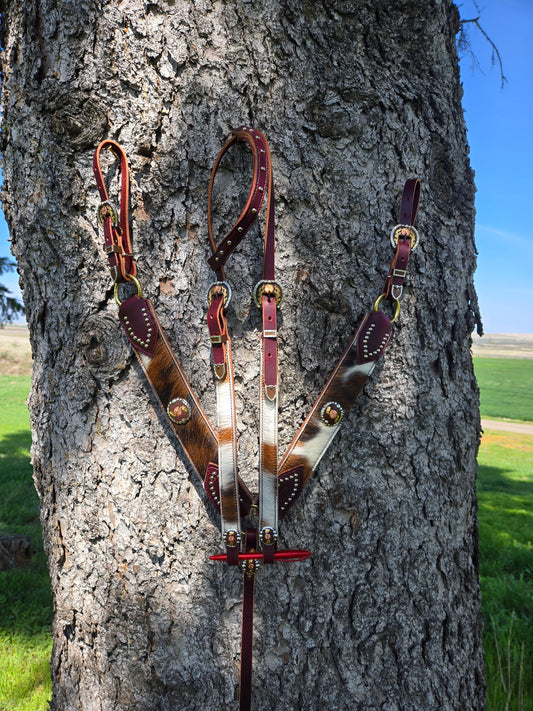 Cow Hide Custom Tack Set