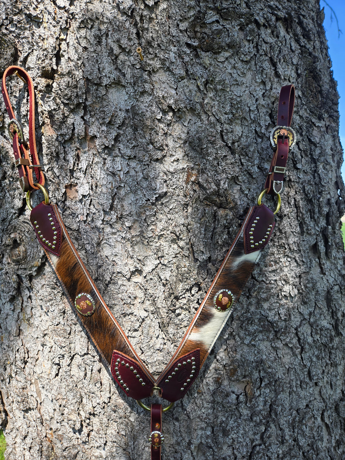 Cow Hide Custom Tack Set