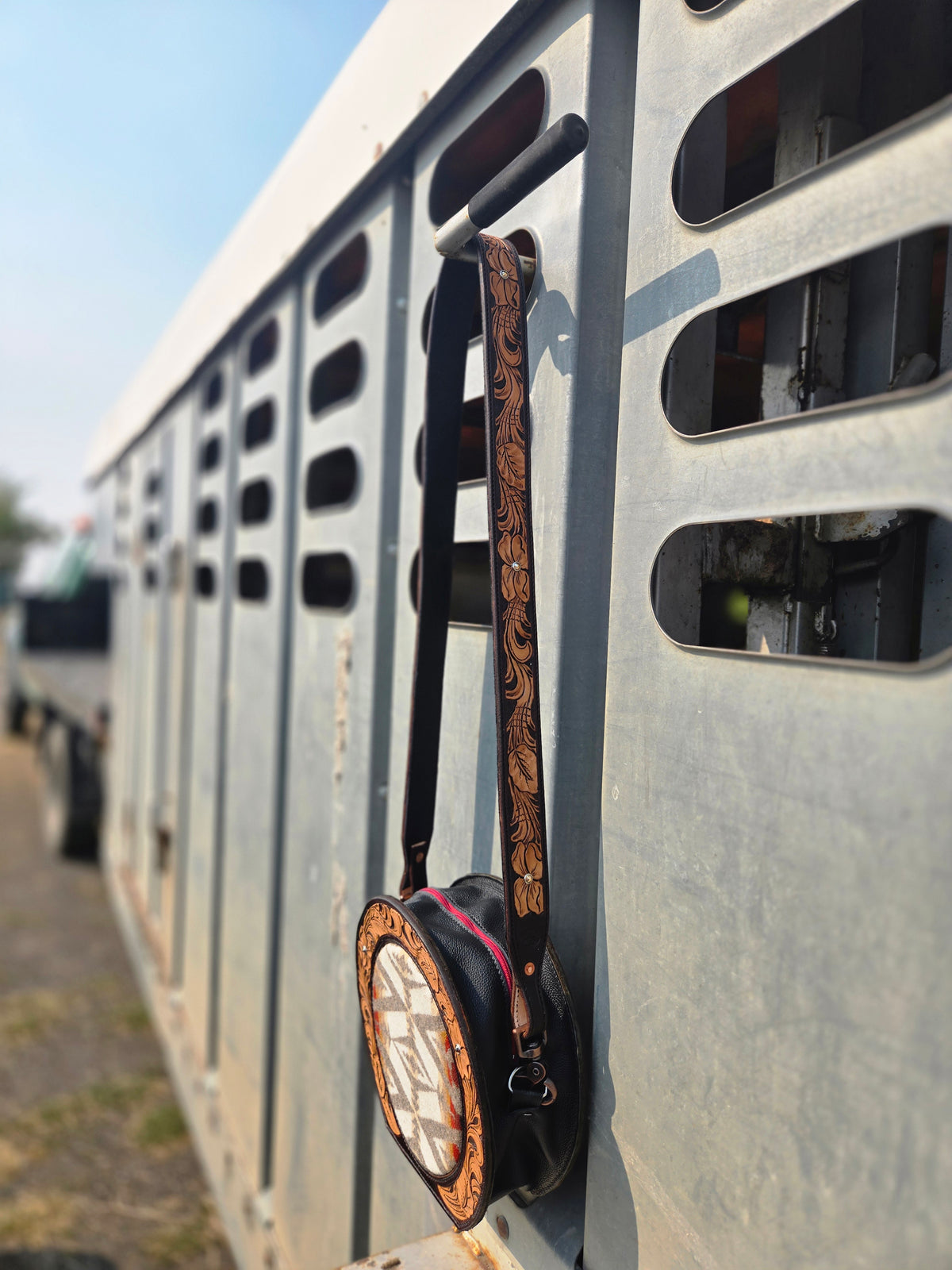 Tooled Canteen Purse