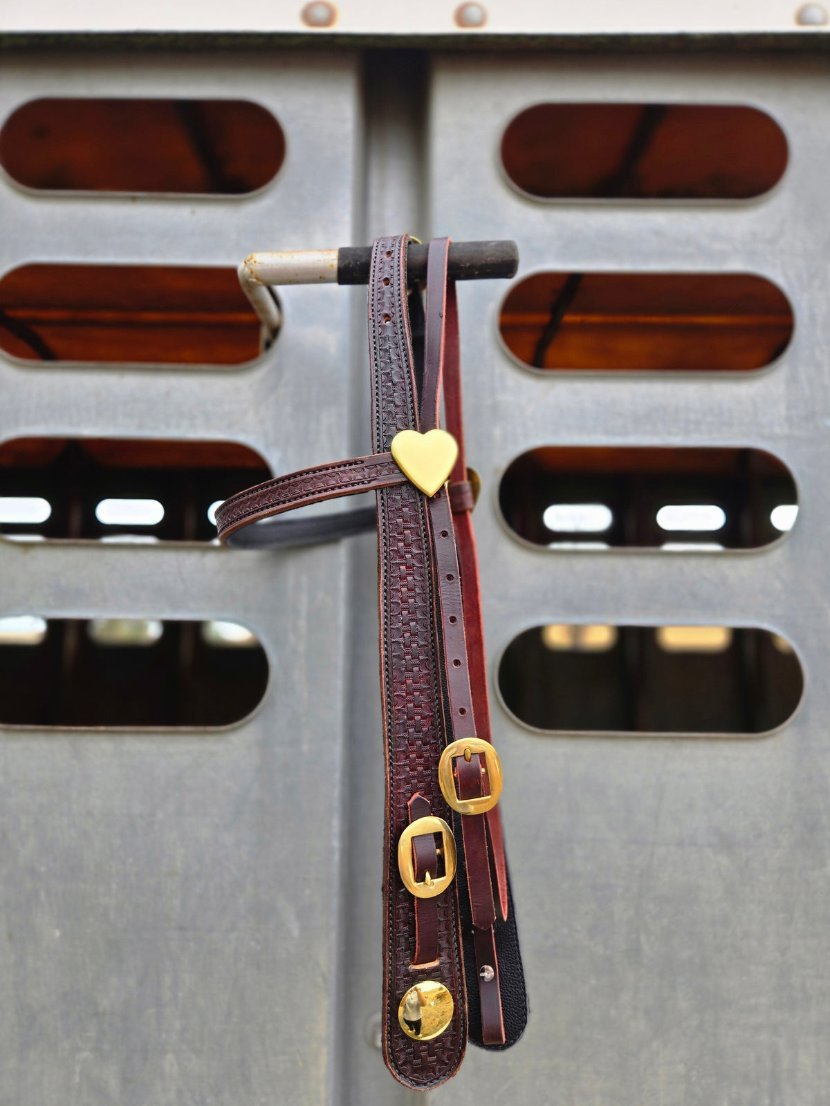 Brass Heart Martingale Set