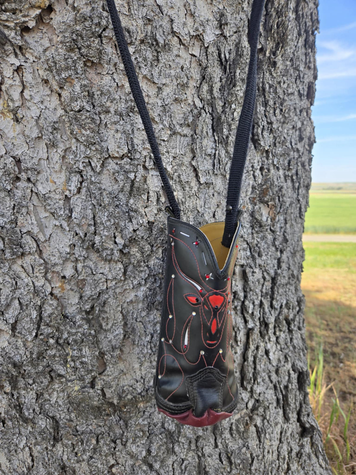 Vintage Cowboy Boot Crossbody