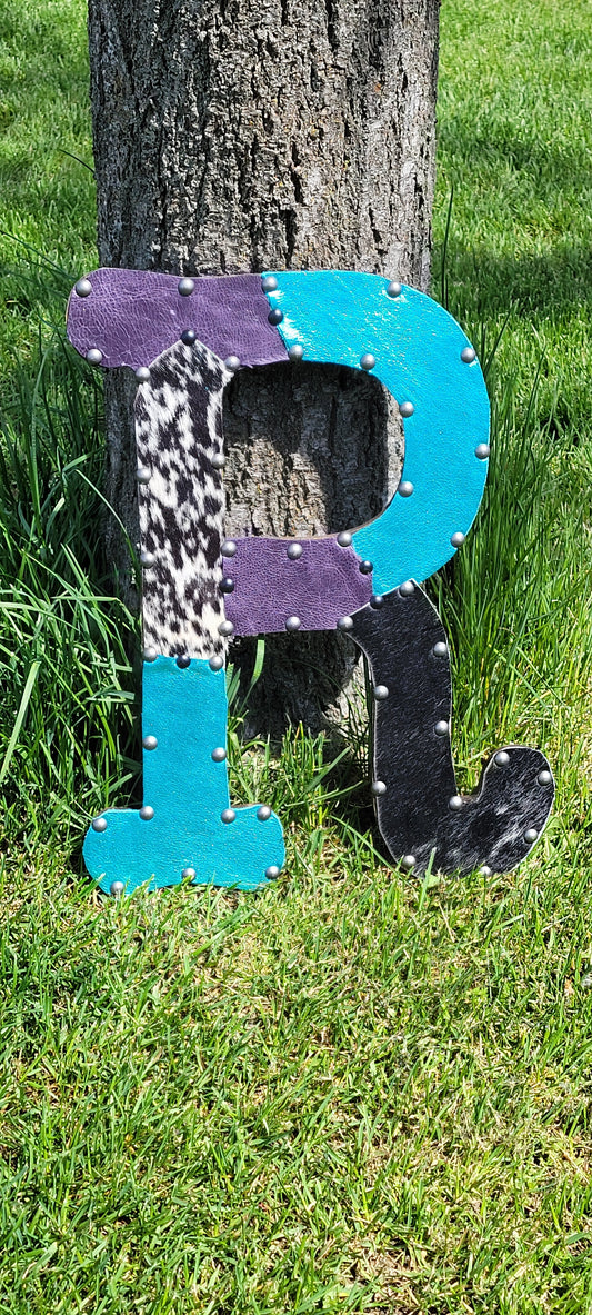 CUSTOM PATCHWORK LEATHER "R"