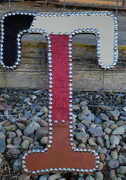 T Leather Letter