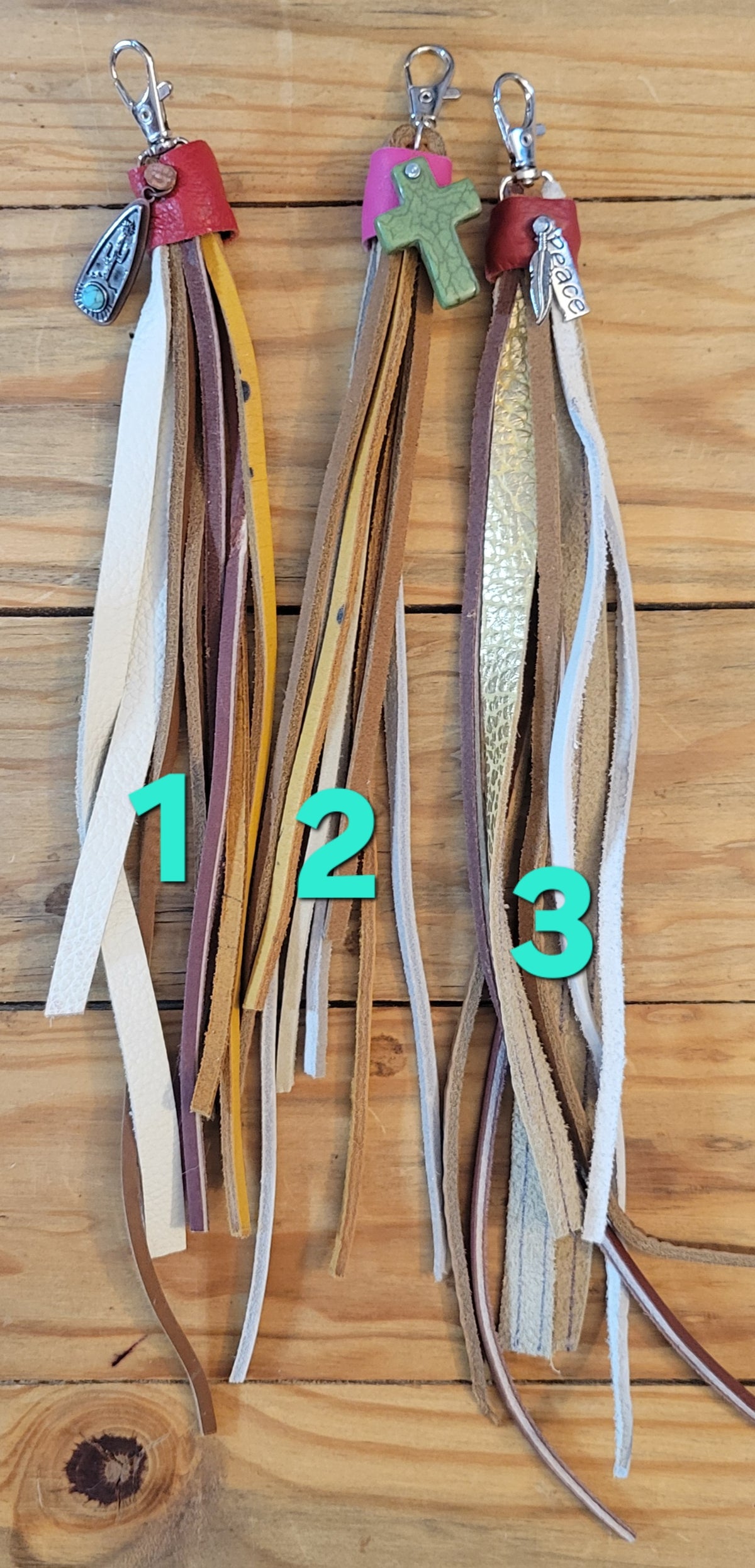 LEATHER TASSELS