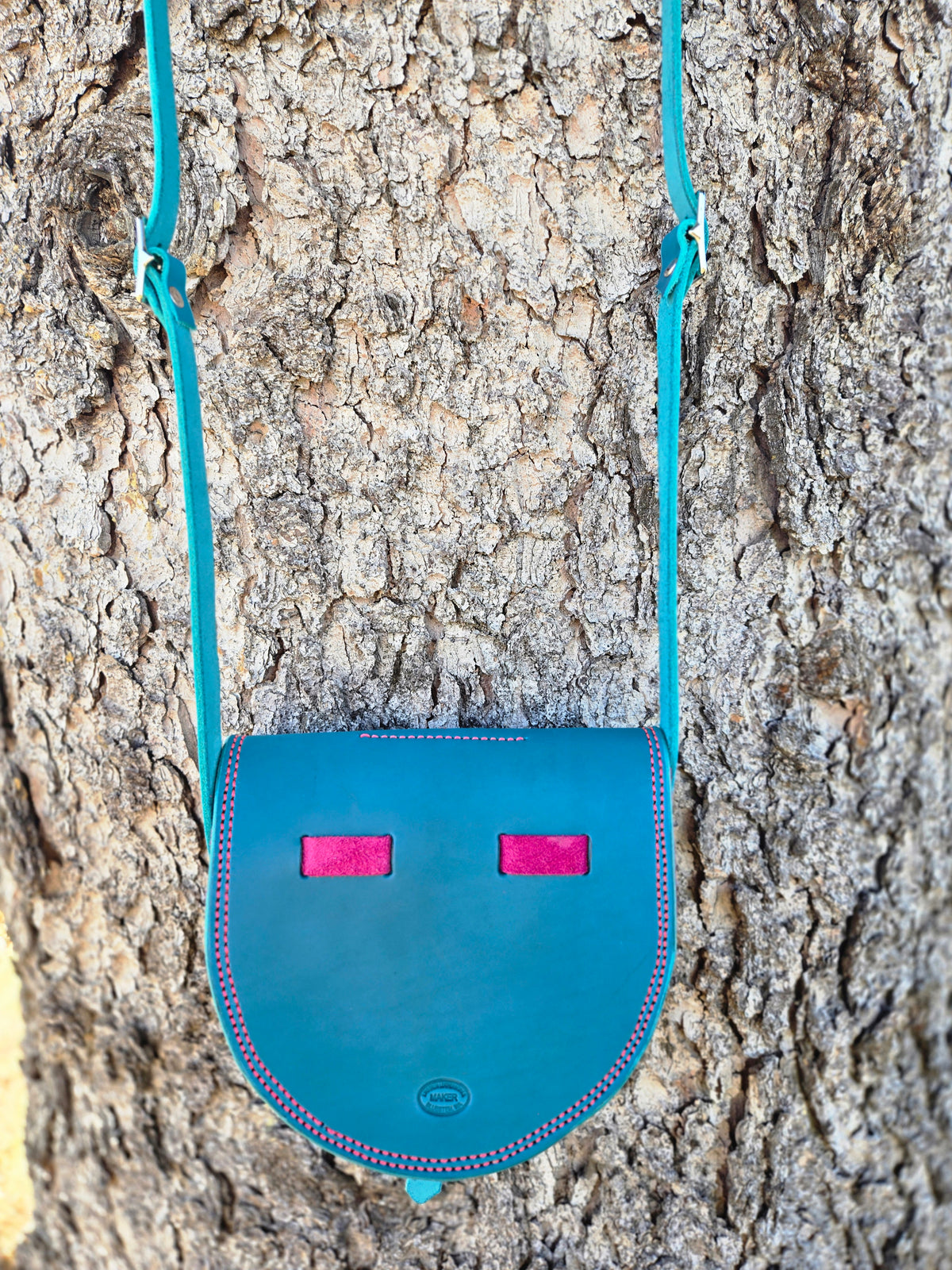 Turquoise Saddle Bag Purse